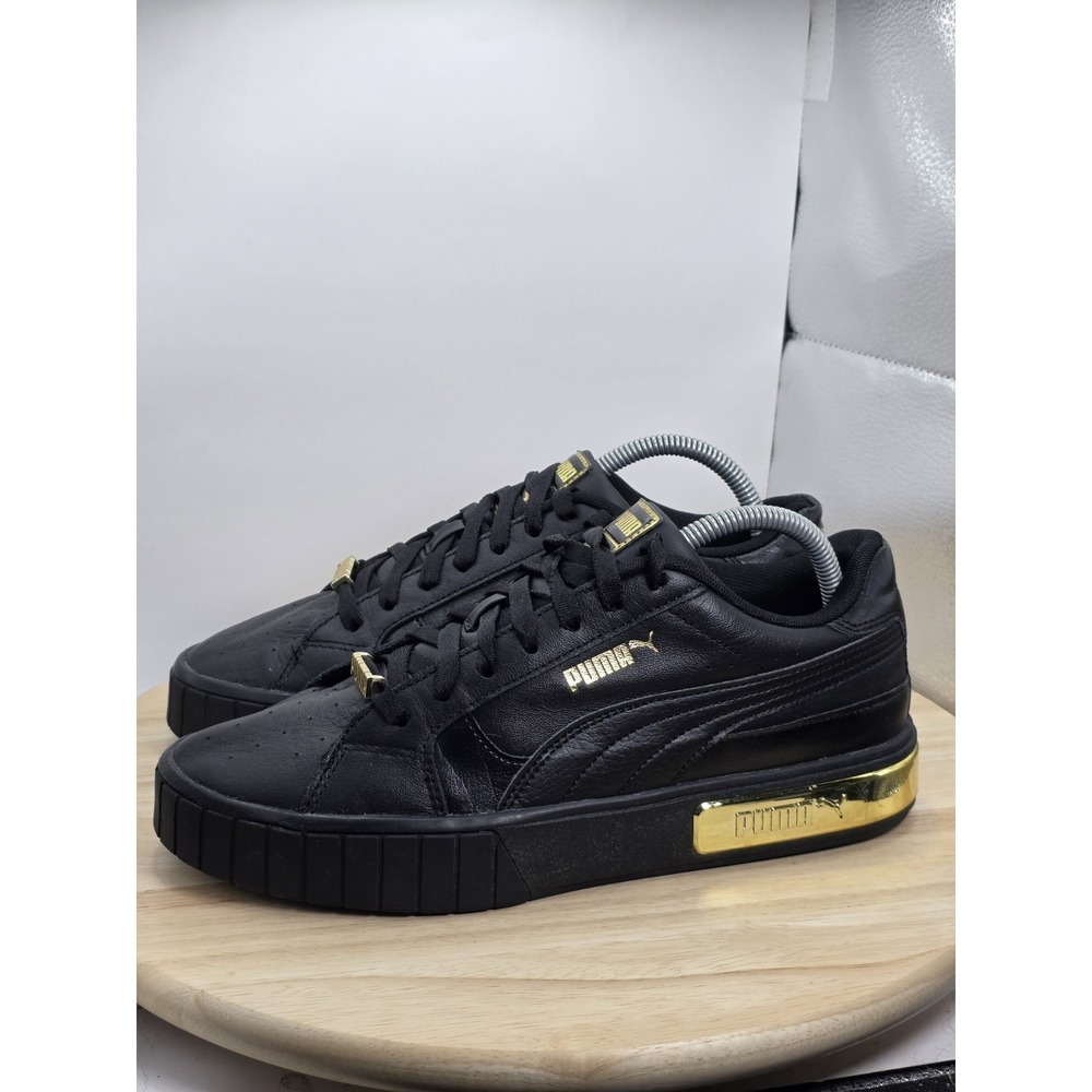 Womens Size 10 - Puma Cali Star Metallic - Black Gold